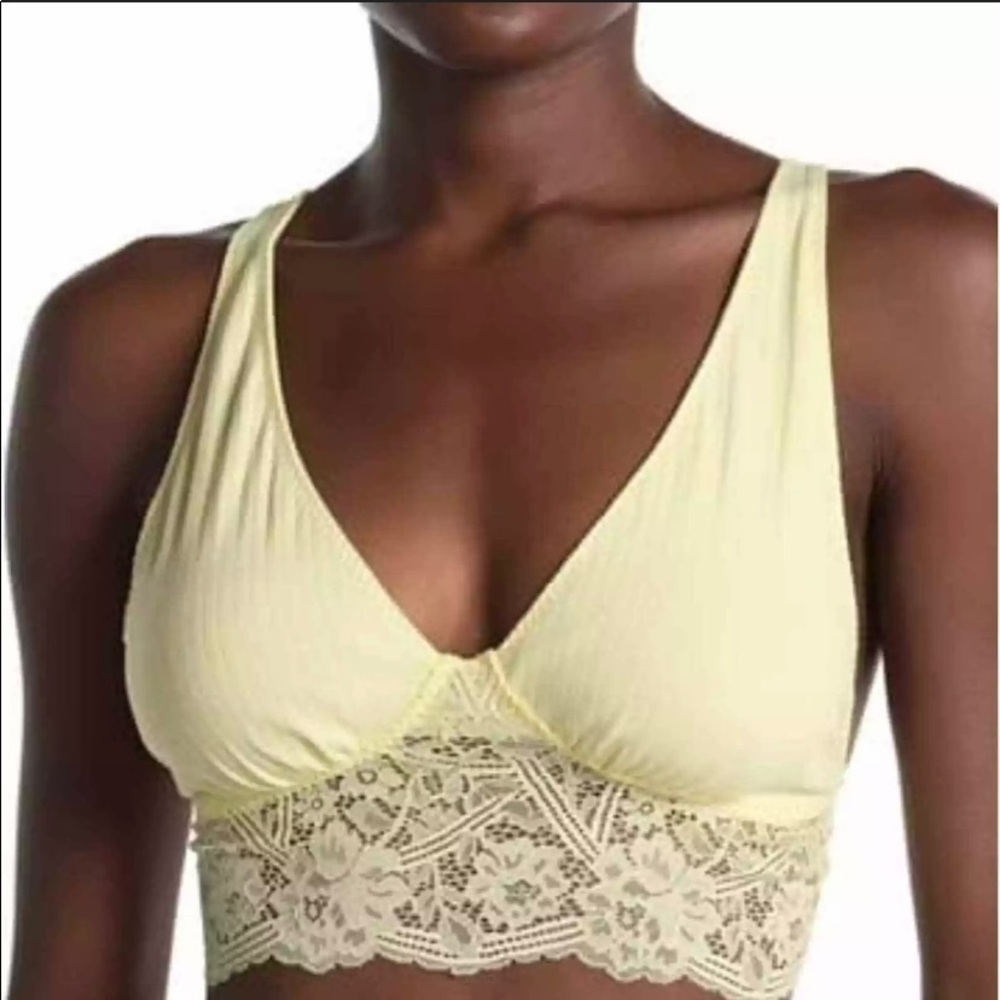 Free People Teegan Lace Bralette Daybreak Xs NWT